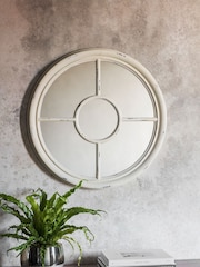 Gallery Home White Salford Round Mirror - Image 1 of 2