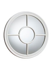 Gallery Home White Salford Round Mirror - Image 2 of 2