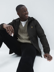 Noir - Veste Lyle & Scott légère à capuche - Image 1 de 5