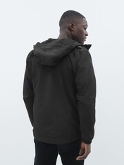 Noir - Veste Lyle & Scott légère à capuche - Image 2 de 5
