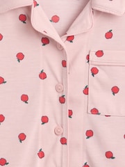 Gap Pink Apple Print Pyjamas Set (5-13yrs) - Image 4 of 4