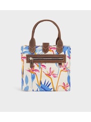 Osprey London The Small Wells Canvas & Leather Lunch Tote Bag - Image 2 of 4