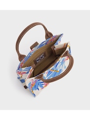 Osprey London The Small Wells Canvas & Leather Lunch Tote Bag - Image 3 of 4
