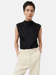 Jigsaw Satin Cowl Neck Top - Image 1 of 6