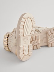 Baker by Ted Baker Bone Bouclé Lace-Up Boots - Image 6 of 6