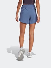adidas Blue Aeroready Made For Training Minimal 2-In-1 Shorts - Image 2 of 6