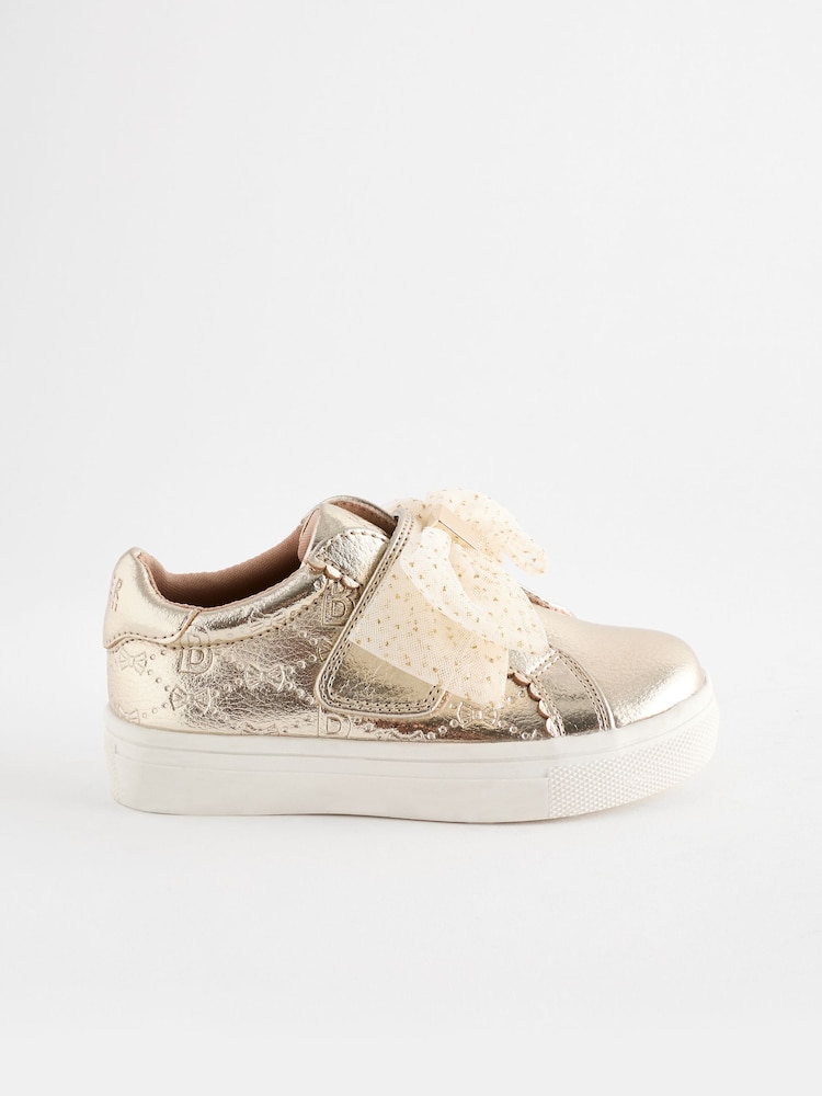 Baker by Ted Baker Girls Organza Bow Trainers - Image 4 of 6