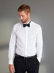 Black Signature Self Tie Silk Bow Tie - Image 2 of 6