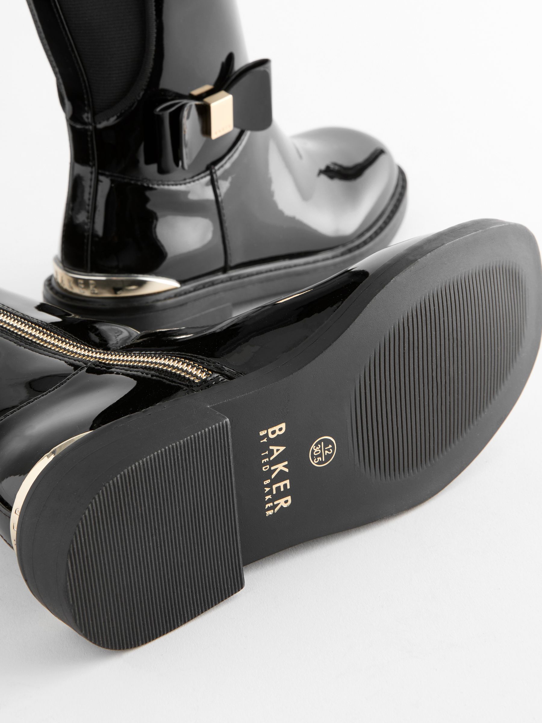 Ted baker girls patent boots cheap