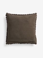 Dark Green 43 x 43cm Global Bobble Cushion - Image 6 of 6