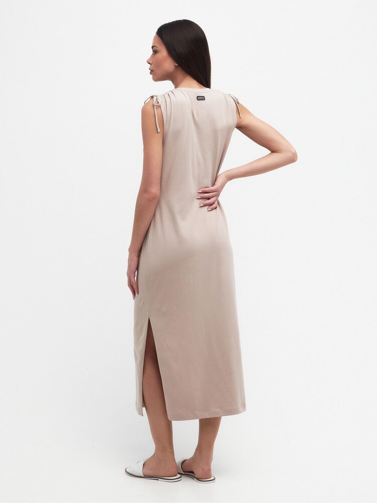 Barbour® International Renton Stretch Cotton Midi Dress - Image 2 of 7