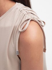Barbour® International Renton Stretch Cotton Midi Dress - Image 6 of 7