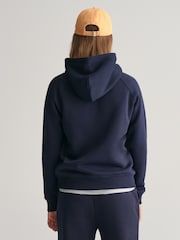 GANT Evening Blue Teens Archive Shield Hoodie - Image 2 of 6