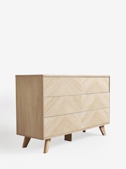 Natural Anderson Oak Effect 6 Drawer Chest of Drawers - Image 5 of 8
