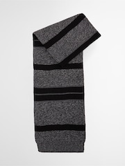 Barbour International Black Boston Beanie  Scarf Gift Set - Image 2 of 7