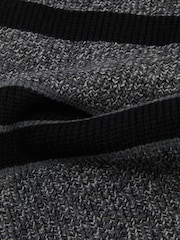 Barbour International Black Boston Beanie  Scarf Gift Set - Image 4 of 7