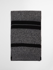 Barbour International Black Boston Beanie  Scarf Gift Set - Image 7 of 7