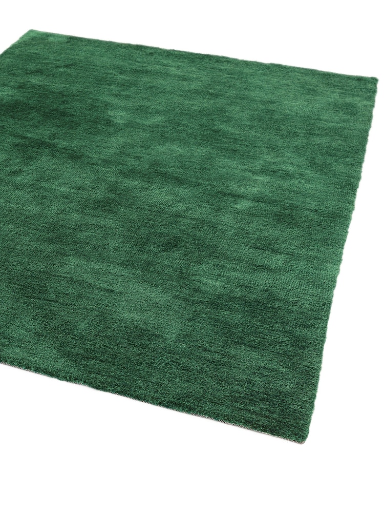 Asiatic Rugs Green Milo Soft Touch Lustre Rug - Image 1 of 3