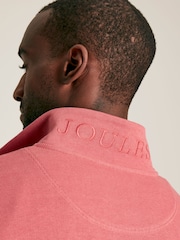 Joules Alistair Pink Quarter Zip Cotton Sweatshirt - Image 5 of 12