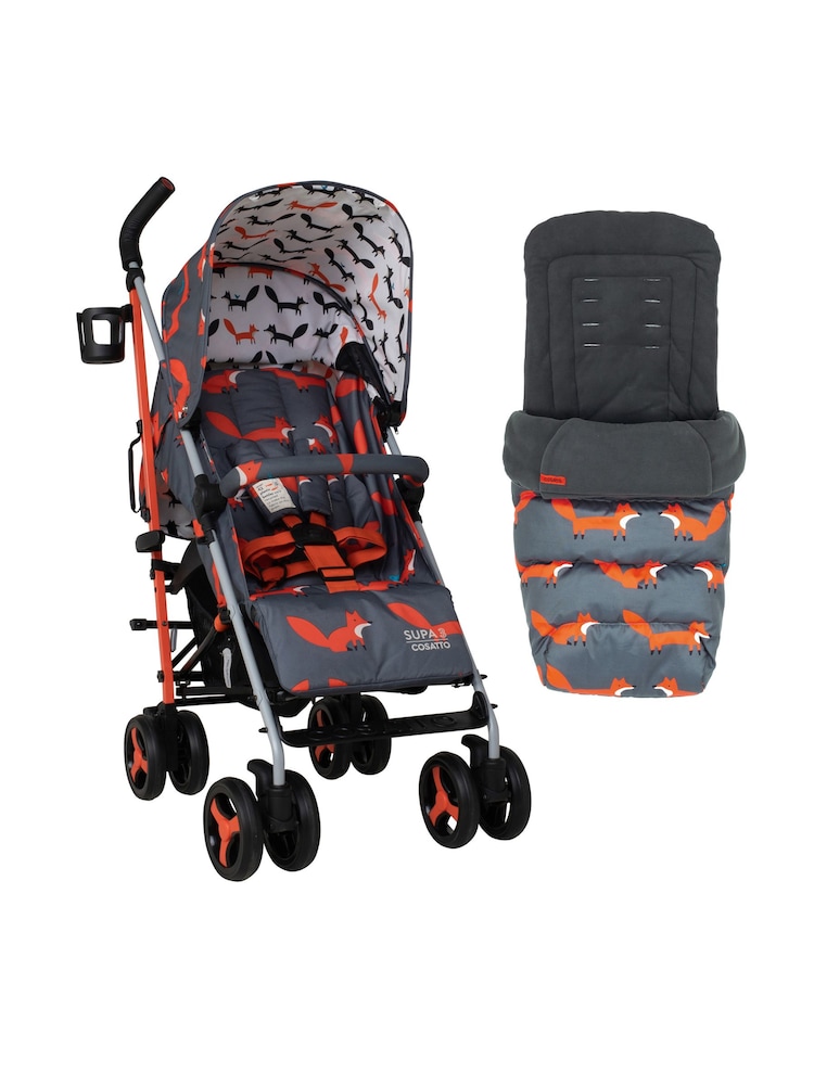 Cosatto Charcoal Mister Fox Cosatto Supa 3 Stroller Old Macdonald - Image 1 of 4