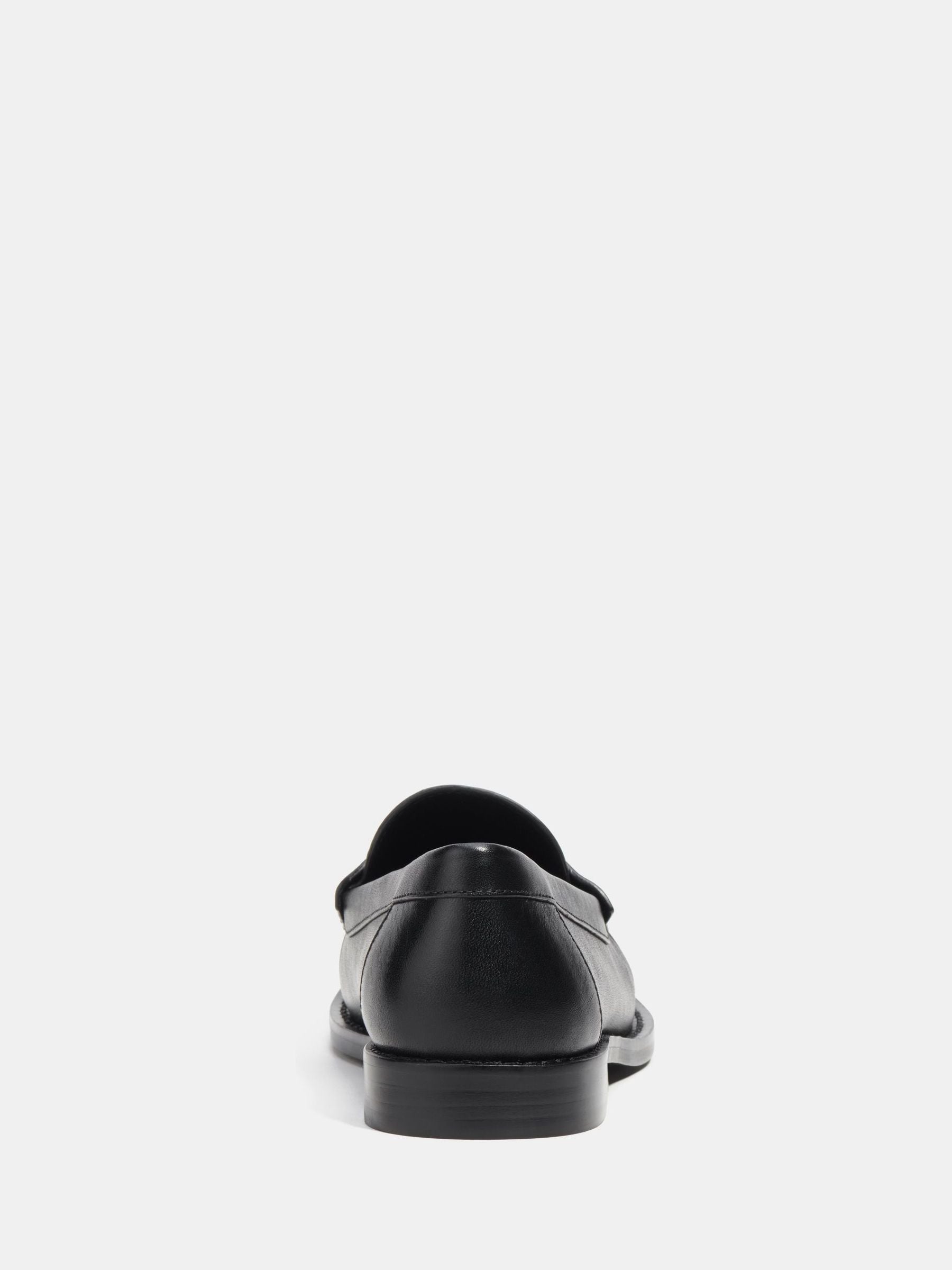 Buy COACH Black Jolene Leather Loafers from Next Luxembourg
