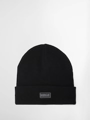 Barbour International Black Sensor Legacy Beanie Hat - Image 1 of 3