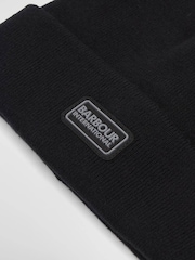 Barbour International Black Sensor Legacy Beanie Hat - Image 3 of 3