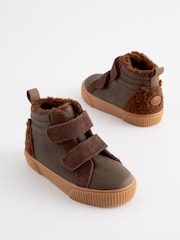 Brown Bear Standard Fit (F) Warm Lined Touch Fastening Boots - Image 1 of 4