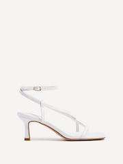 Linzi White Roxanne Strappy Square Toe Heels - Image 2 of 5