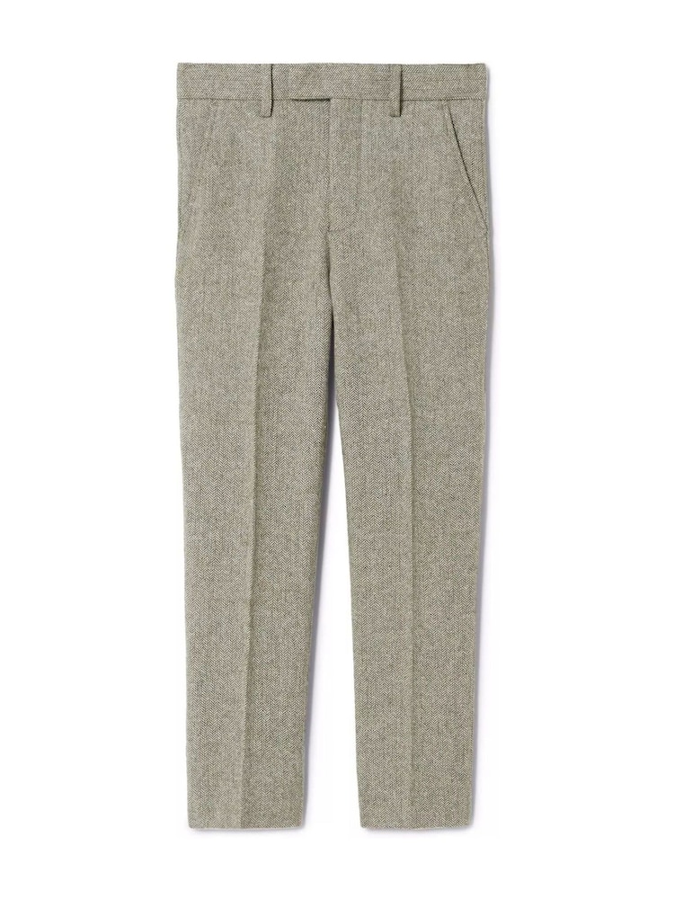 MOSS Green Boys Herringbone Tweed Trousers - Image 1 of 1