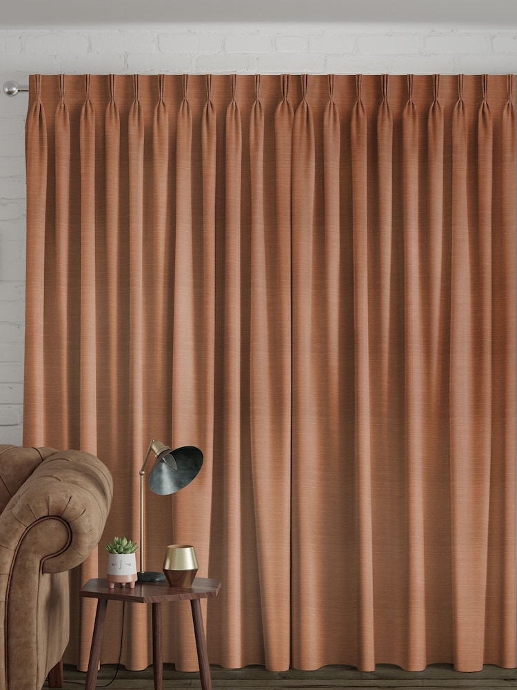 Rust Brown Voyage Maison Jasper Made To Measure Curtains - Image 2 of 8