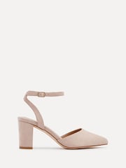 Linzi Nude Larsa Wide Fit Pointed Toe Court Shoes - Image 2 of 5
