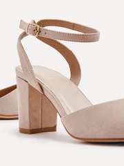 Linzi Nude Larsa Wide Fit Pointed Toe Court Shoes - Image 5 of 5