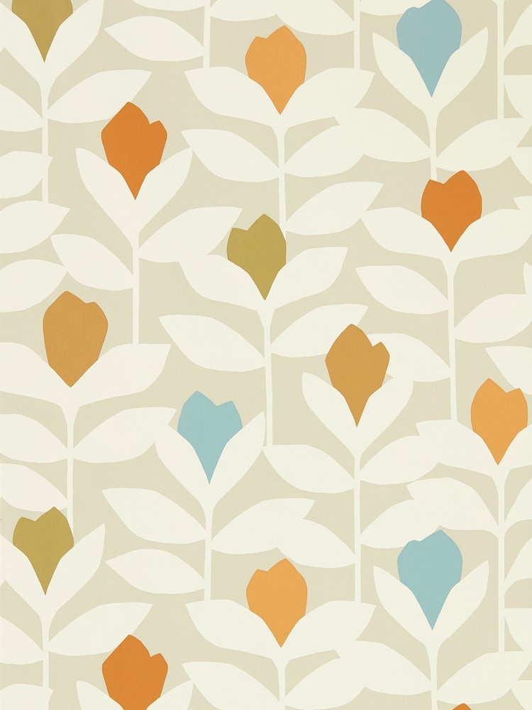 Scion Orange Padukka Tulip 10.05M Wallpaper - Image 2 of 2 Scion Orange Padukka Tulip 10.05M Wallpaper - Image 2 of 2