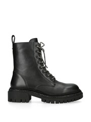 Carvela Dazzle Lace Up Black Boots - Image 2 of 5