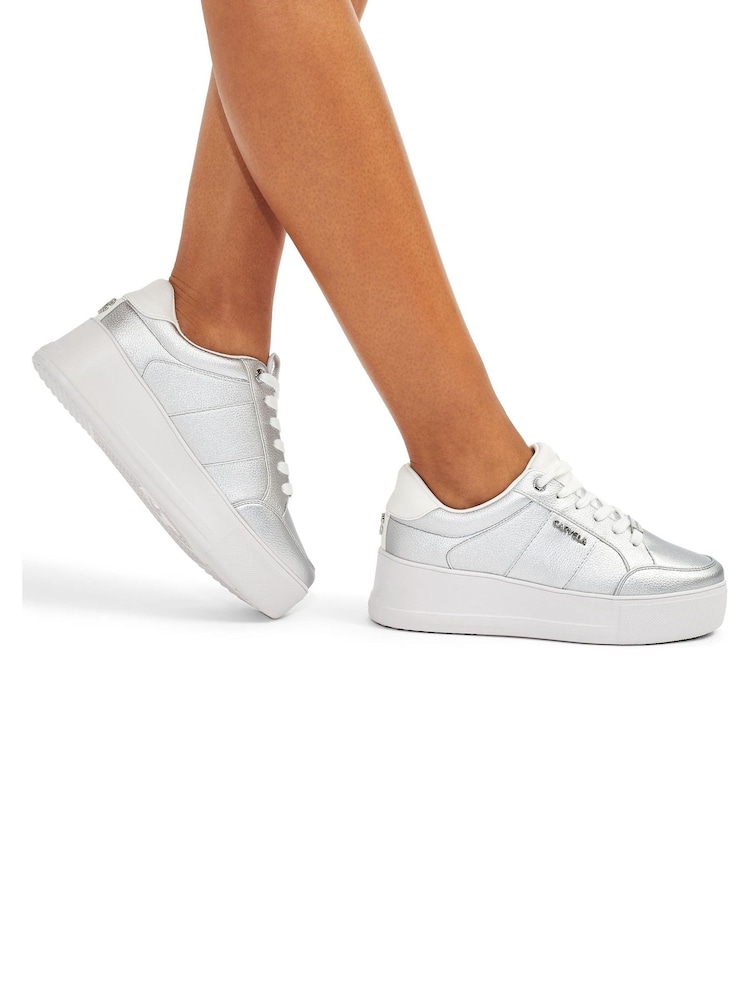 Gri deschis - Carvela Jive Cu șireturi Trainers - Image 1 of 10