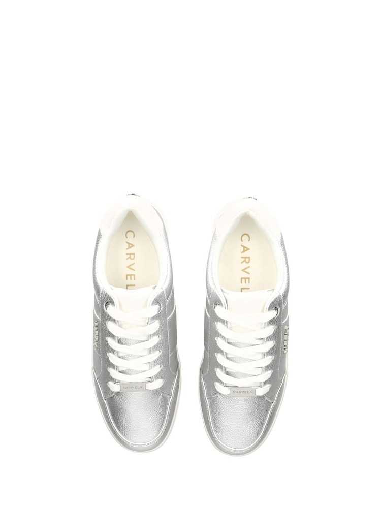 Gri deschis - Carvela Jive Cu șireturi Trainers - Image 10 of 10