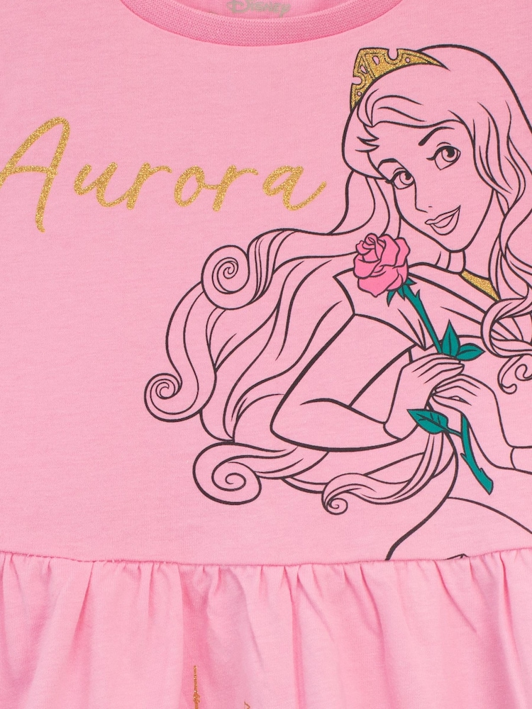 Character Pink Rapunzel Disney Princess 100% Cotton Dress - Image 2 of 2