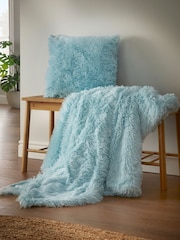 Catherine Lansfield Blue So Soft Cuddly Throw - Image 2 of 5