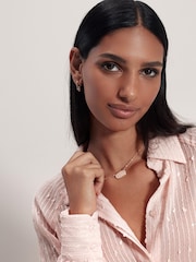 Blush Pink Sequin Long Sleeve  Shirt - Image 4 of 6