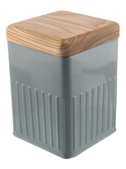 Bakehouse Grey Medium White Storage Canister - Image 1 of 2