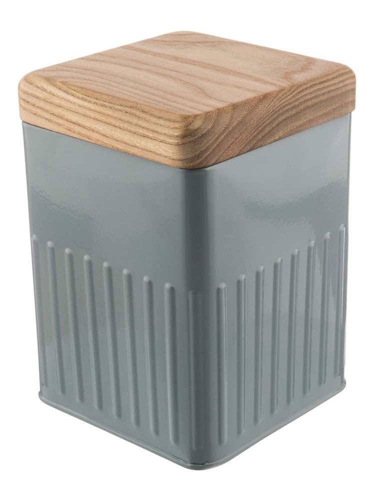 Bakehouse Grey Medium White Storage Canister - Image 1 of 2
