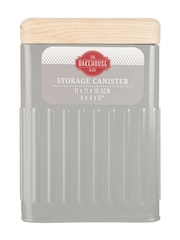 Bakehouse Grey Medium White Storage Canister - Image 2 of 2