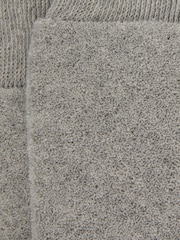 Reiss Grey Melange Alers Cotton Blend Terry Towelling Socks - Image 3 of 3