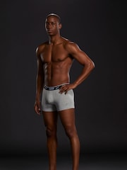 Nike Grey Everyday Cotton Stretch Trunks 3 Pack - Image 2 of 5