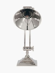 Pacific Silver Kensington Nickel Metal Arched Arm Task Table Lamp - Image 3 of 4