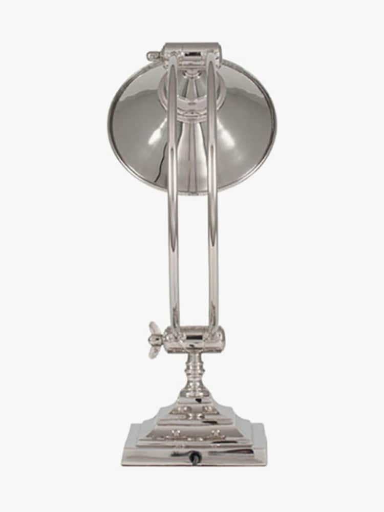 Pacific Silver Kensington Nickel Metal Arched Arm Task Table Lamp - Image 4 of 4