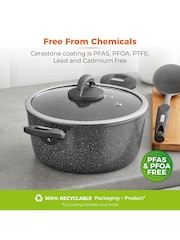 Tower Grey Forged Casserole Dish With Cerastone Coating - Image 4 of 5