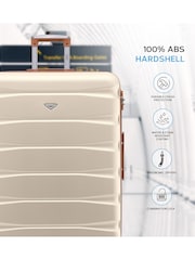 Set Of 2 Large Check-In & Small Carry-On Hardcase Travel Suitcase - Image 4 of 7