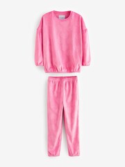 Pink Heart Cosy Fleece Pyjamas (3-16yrs) - Image 7 of 10